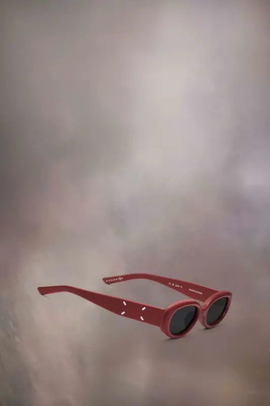 Maison Margiela Faux Leather Sunglasses x Gentle Monster​ Red online