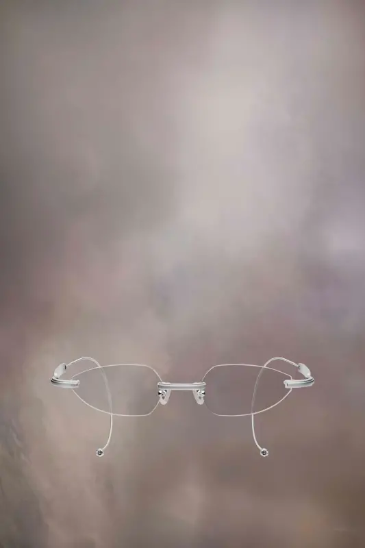 Maison Margiela Silver Oval Metal Glasses Gentle Monster​ Silver online