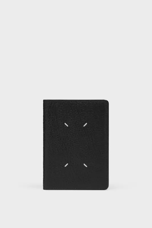 Maison Margiela Black 100% Leather Four Stitches Document Holder Black online
