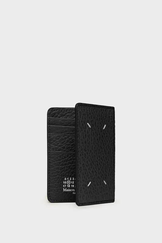 Maison Margiela Black Leather Wallet Bifold Black online