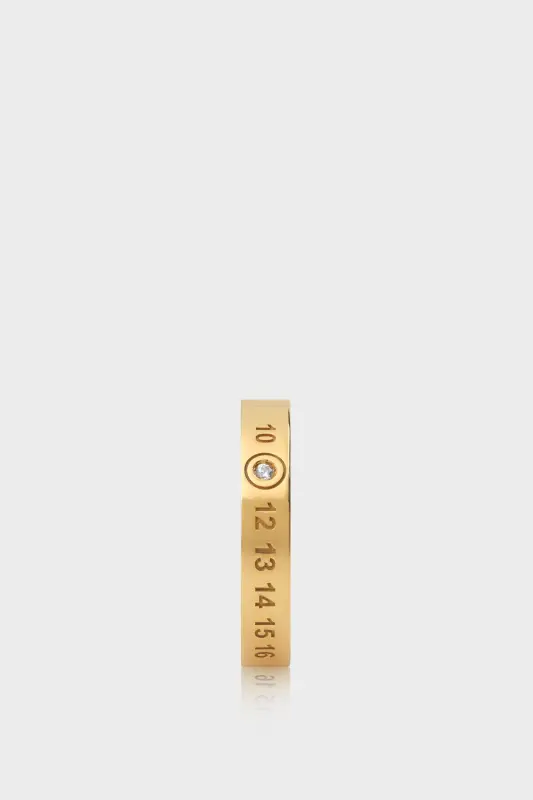Maison Margiela LAB-GROWN DIAMOND NUMBERS RING 4 mm Gold online
