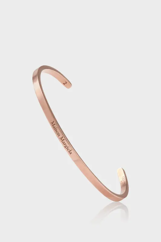 Maison Margiela Logo Cuff Bracelet Rose Gold online