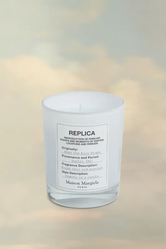 Maison Margiela Replica When the Rain Stops candle Silver online