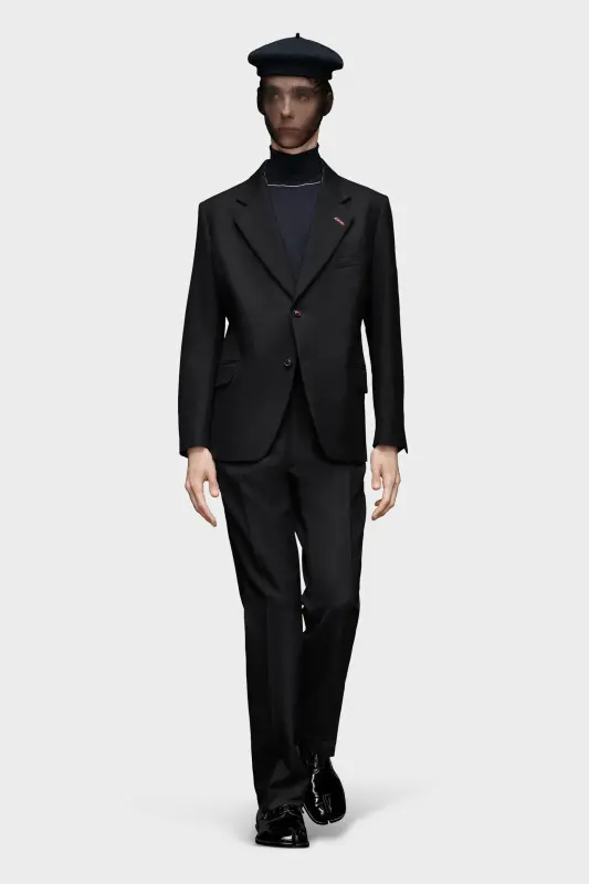 Maison Margiela Herringbone Wool Blazer Black online