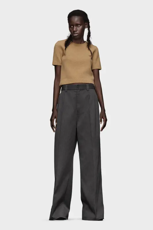 Maison Margiela Pleated Trousers Grey online