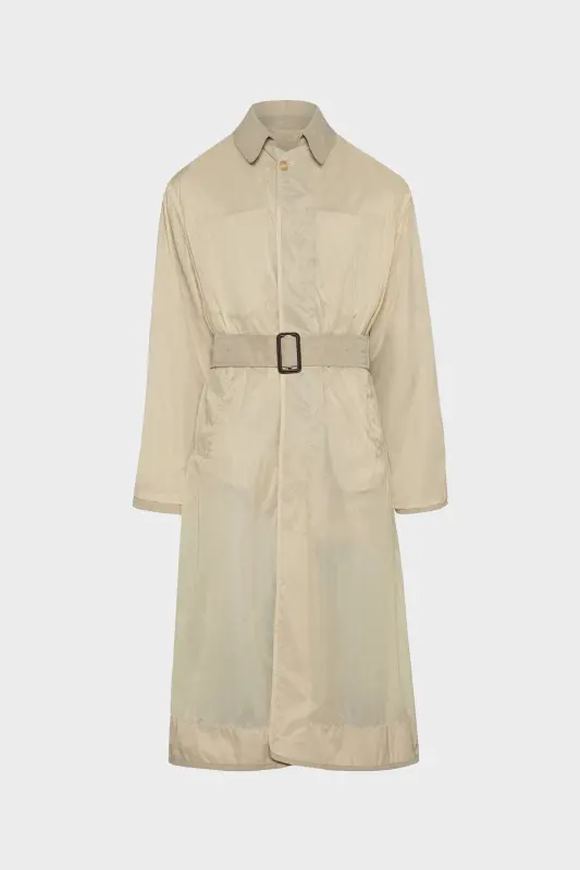 Maison Margiela Sand Nylon Reversible Coat Sand online