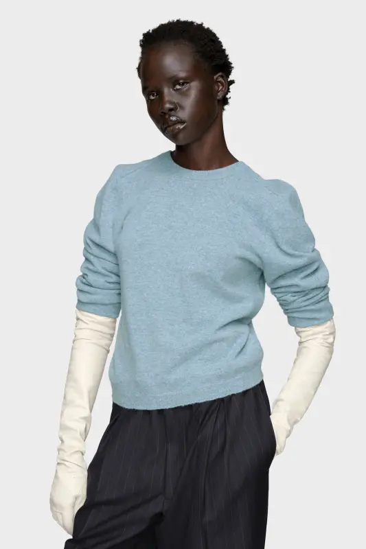 Maison Margiela Wool knit top Blue online