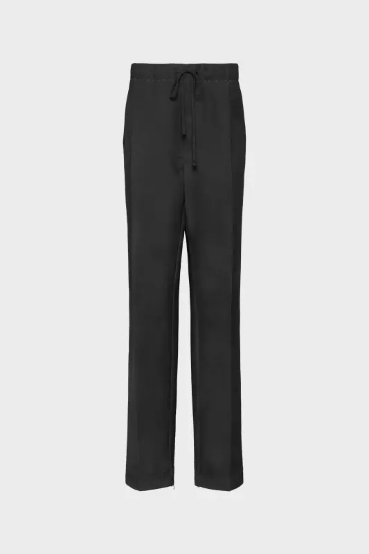Maison Margiela Wool Mohair Trousers Dark avion online