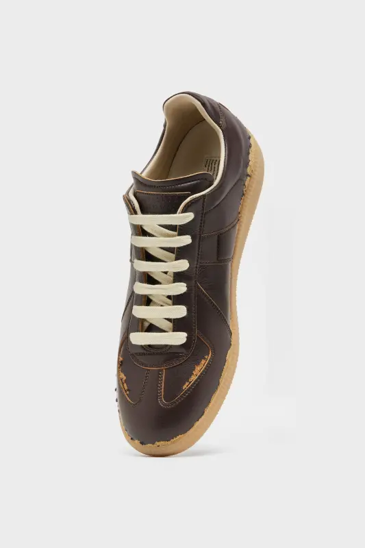 Maison Margiela Mens Brown Replica Sneakers Brown online