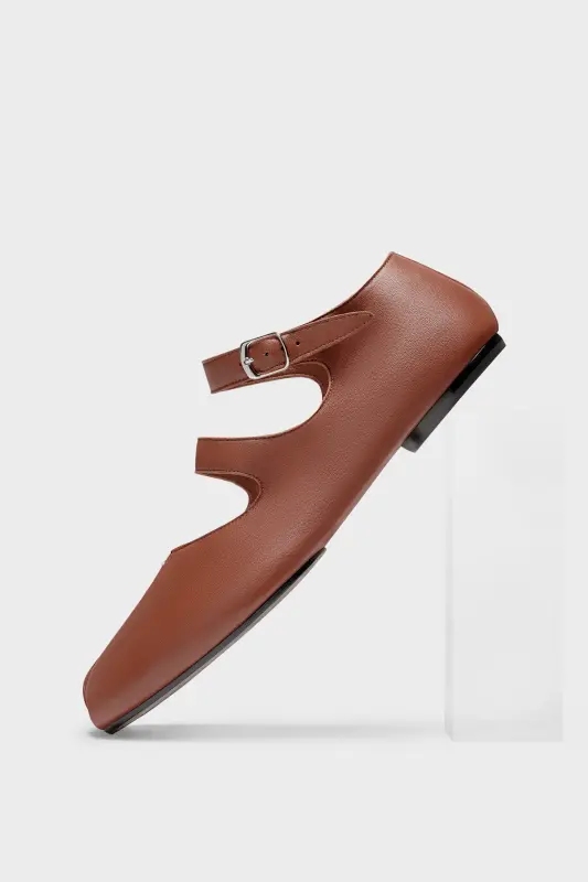 Maison Margiela Tabi Ballerina Cognac online